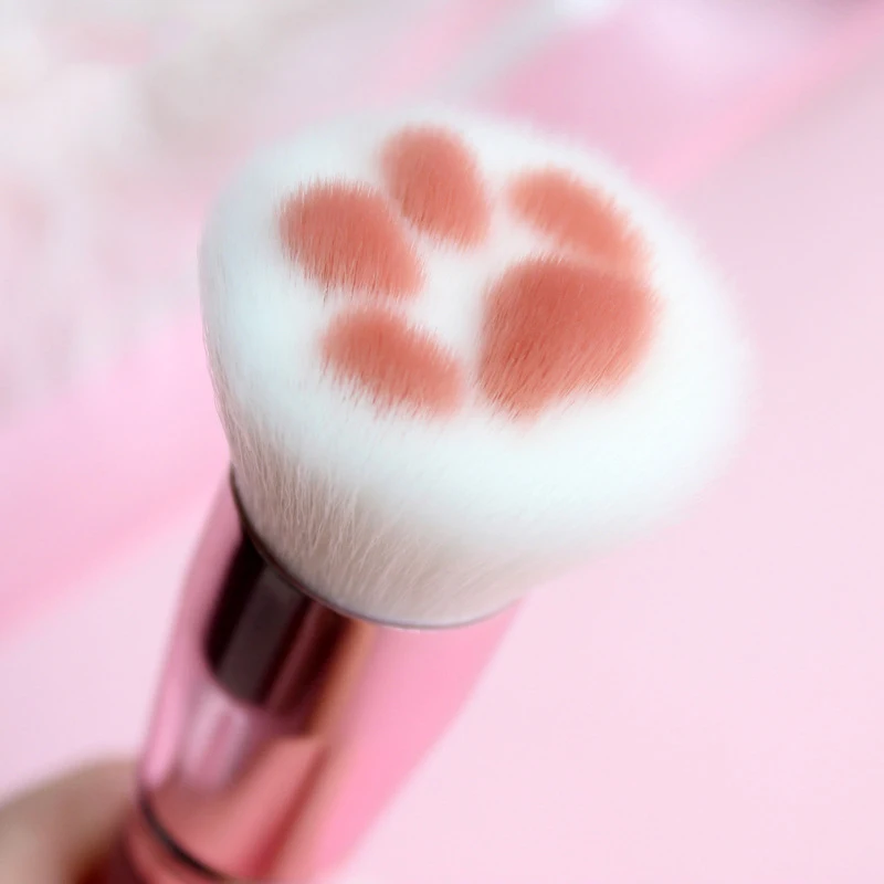 

1PC Cat Claw Paw Makeup Brushes Professional Beginner Liquid Foundation Concealer Cosmetic Brush Soft Long Lasting Beauty Tool