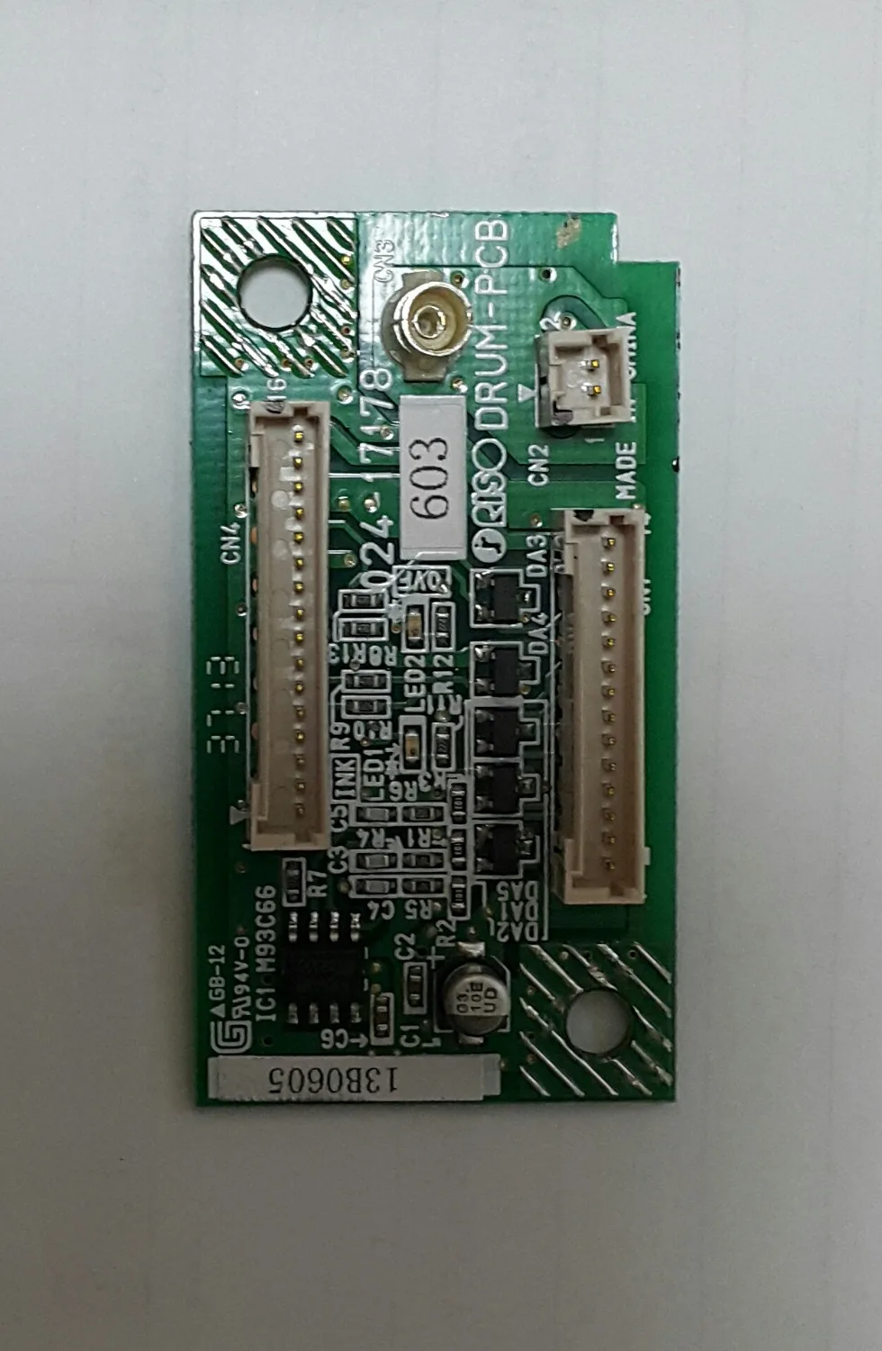 Оригинальная печатная плата Drum PCB 024-17178 подходит для дупликатора RISO MV RV9 (art.: 3920dc57b2c07) - 3920dc57b2c07