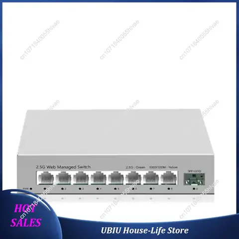 Умный коммутатор 2.5Gbe 8 портов