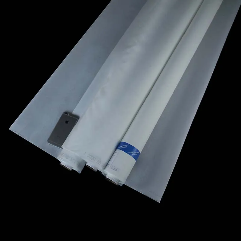 

145/165cm Silk Screen Mesh 20T 50Mesh 150UM White Durable Polyester Printing Mesh Fabric Tools 1/5/10/30Meters