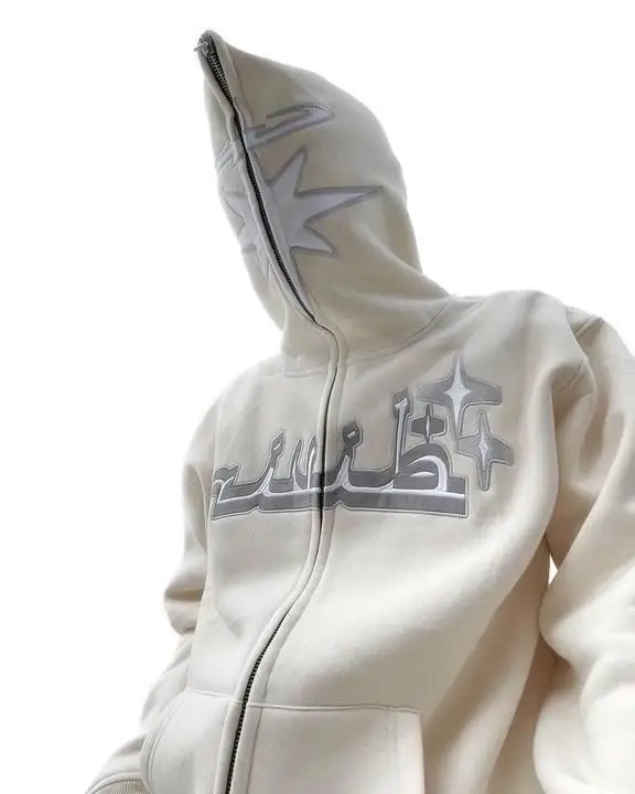 

Толстовка женская оверсайз в стиле ретро, свитшот на молнии, Повседневная Уличная одежда в стиле хип-хоп, с принтом звезд и надписей, в стиле ...