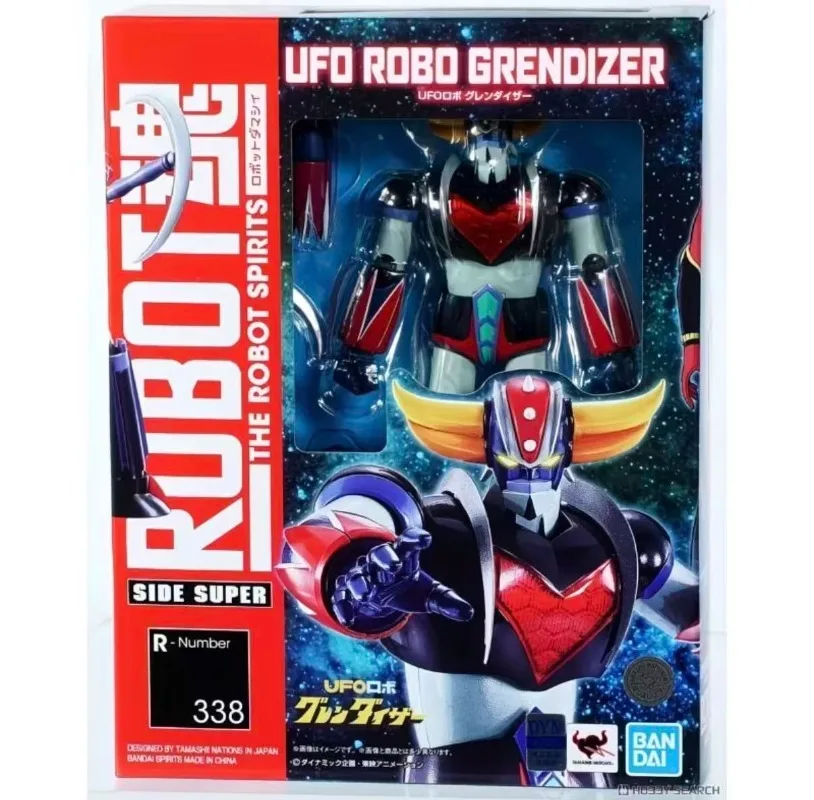 Фото Оригинальная аниме-фигурка Bandai UFO Robo Grendizer, серия Robot Spirits Side Super 338, коллекционная модель робота-меха, подарок №2