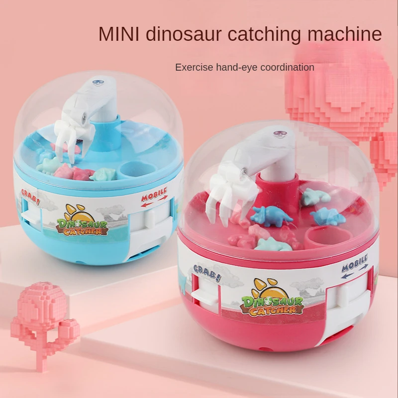

Mini Dinosaur Grabbing Machine Children's Capsule Toys Grab and Grab Capsule Machine Interactive Toys Claw Toy Games Gifts Hobby