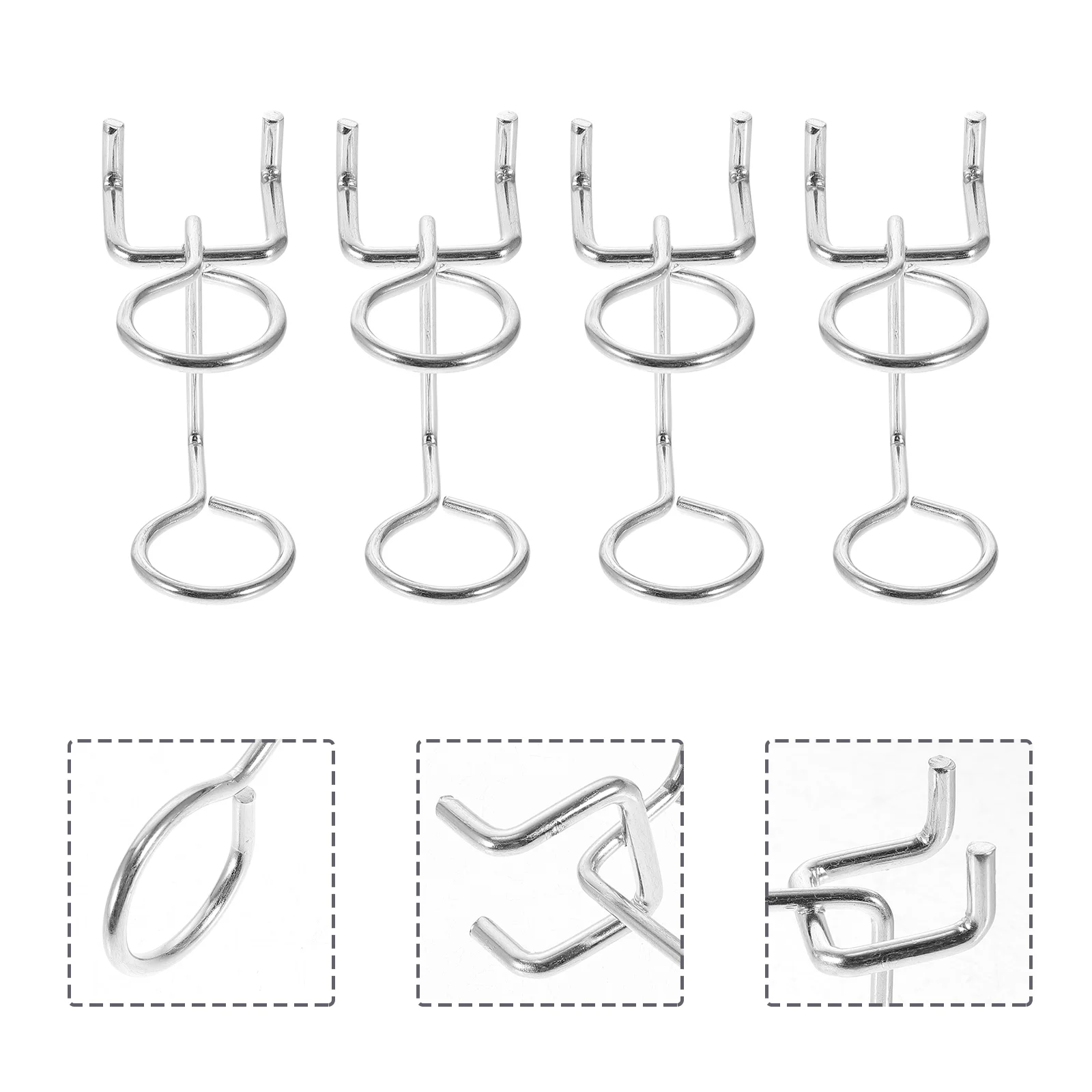 

Pegboard Holder Tool Hooks Screwdriver Hook Wall Holders Organizer Plier Ring Board Peg Rack Storage Accessories Duty Heavy