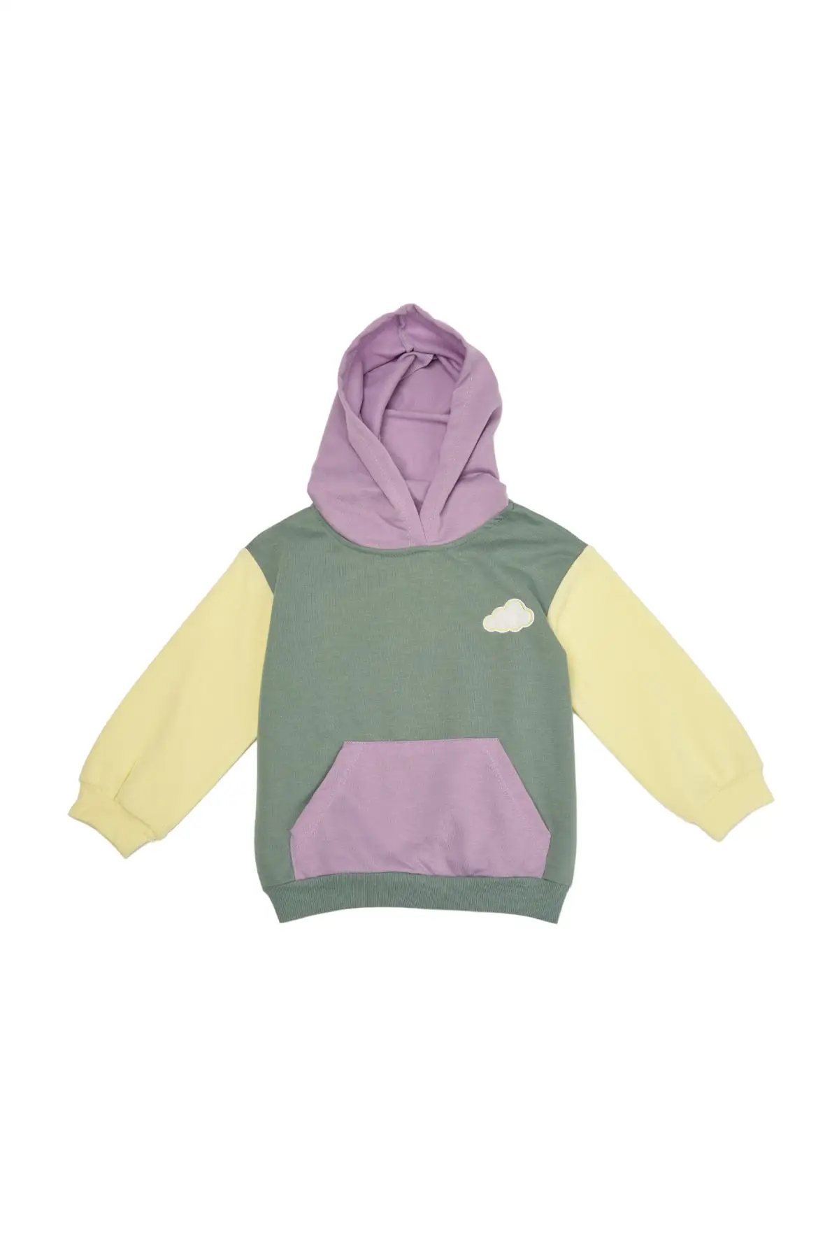 

Trendyol With Color Block Patch Embroidered Female Child Knitted Sweatshirt TKDAW22SW0310