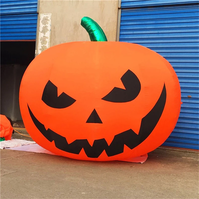 

Надувные тыквы для хэллоуина украшения большие игрушки со встроенсветодиодный светодиодными лампочками призрак страшный декор для помеще...