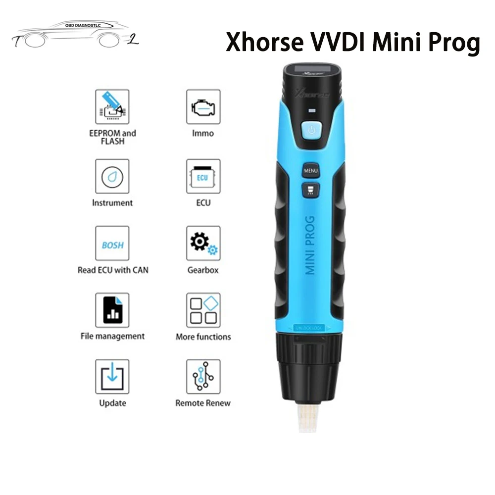 

Микросхема Xhorse Mini Prog с поддержкой чтения, многофункциональный полный набор инструментов для программирования, Поддержка IOS и Android