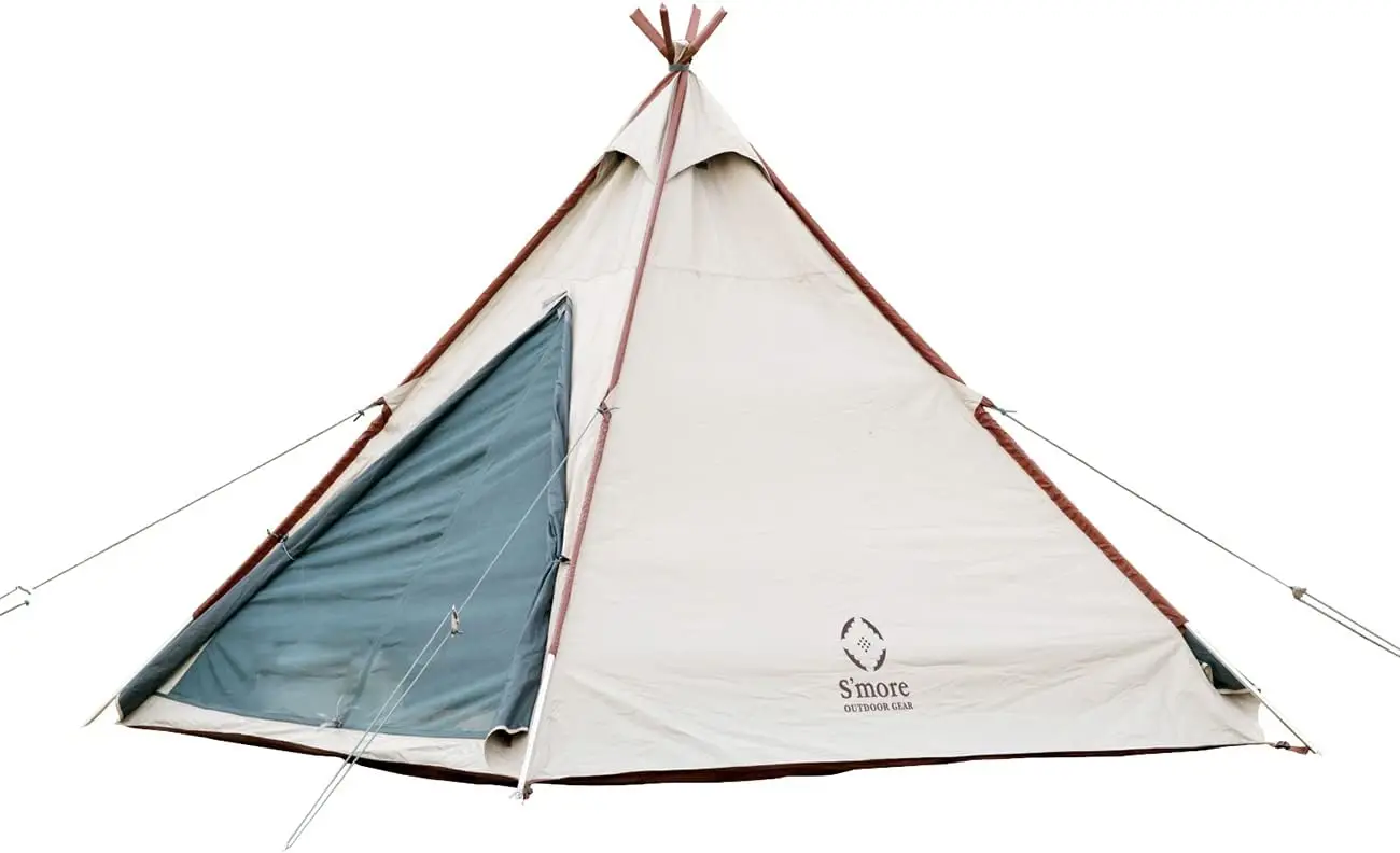 

A-Base Camping Tent, Pyramid Tent for up to 3 Person, Water & Wind Resistant Tipi Tent, Teepee Tent Great for Hiking, Backpa