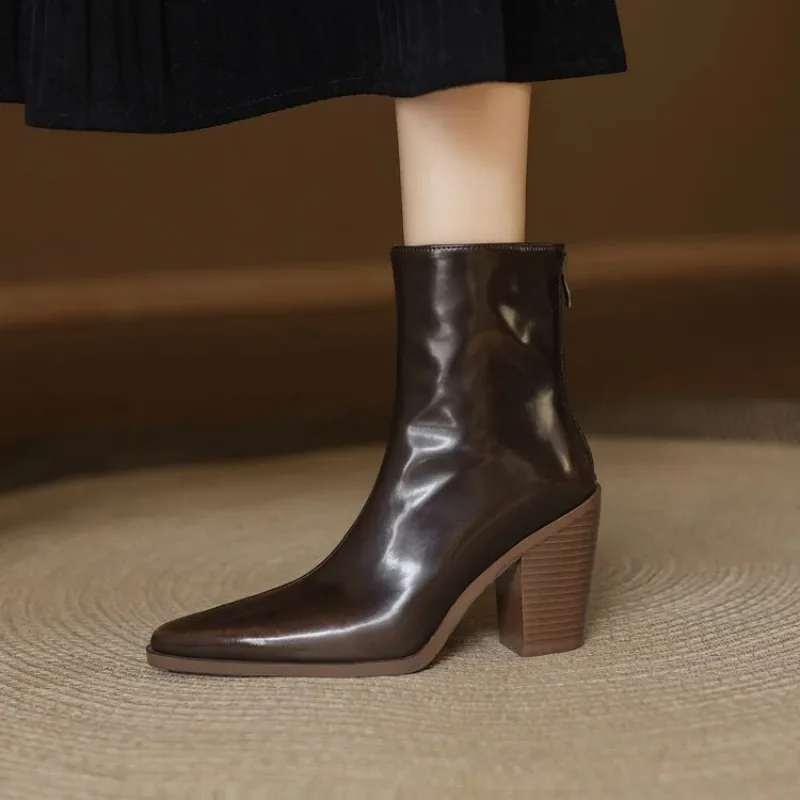 Высококачественная осенне-зимняя женская обувь модные женские ботинки на