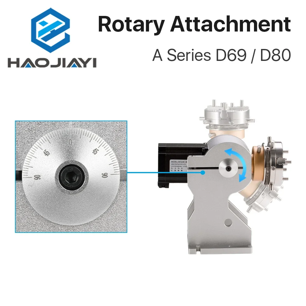 Three Chuck Rotary Worktable Device Diameter 69/80mm Fixture Gripper for Co2 &amp Fiber Marking Machine Extra Axis