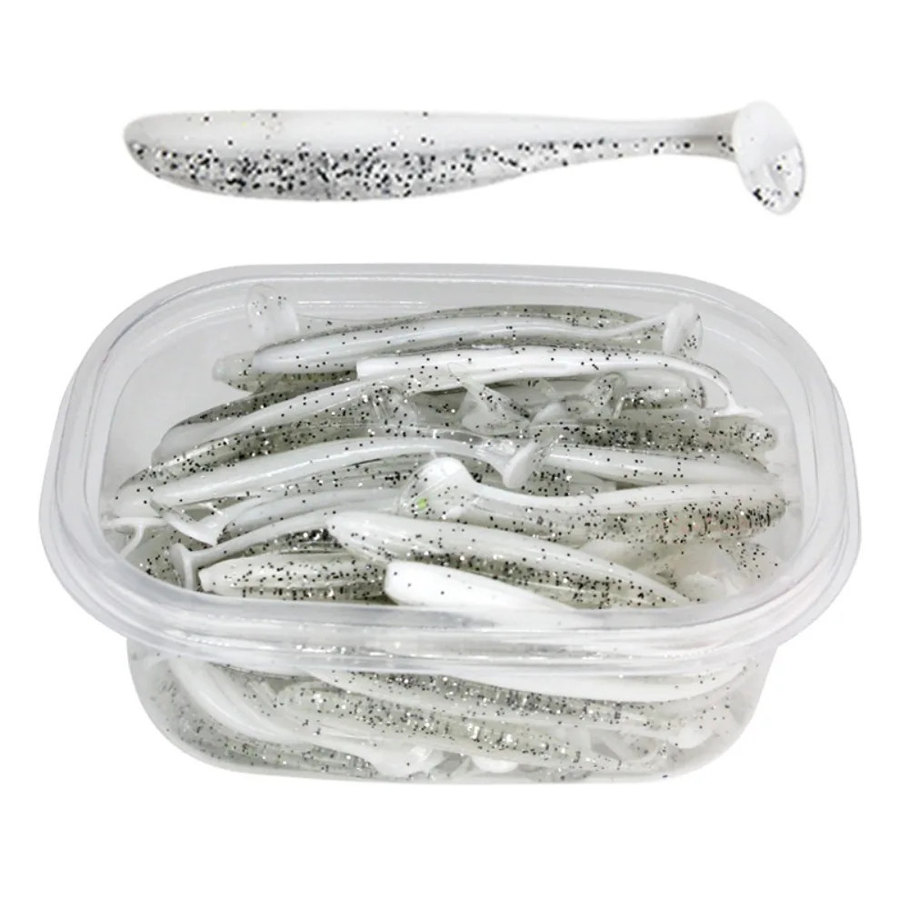 Мягкая приманка для плавания с Т-образным хвостом 50 шт./кор. силиконовые приманки