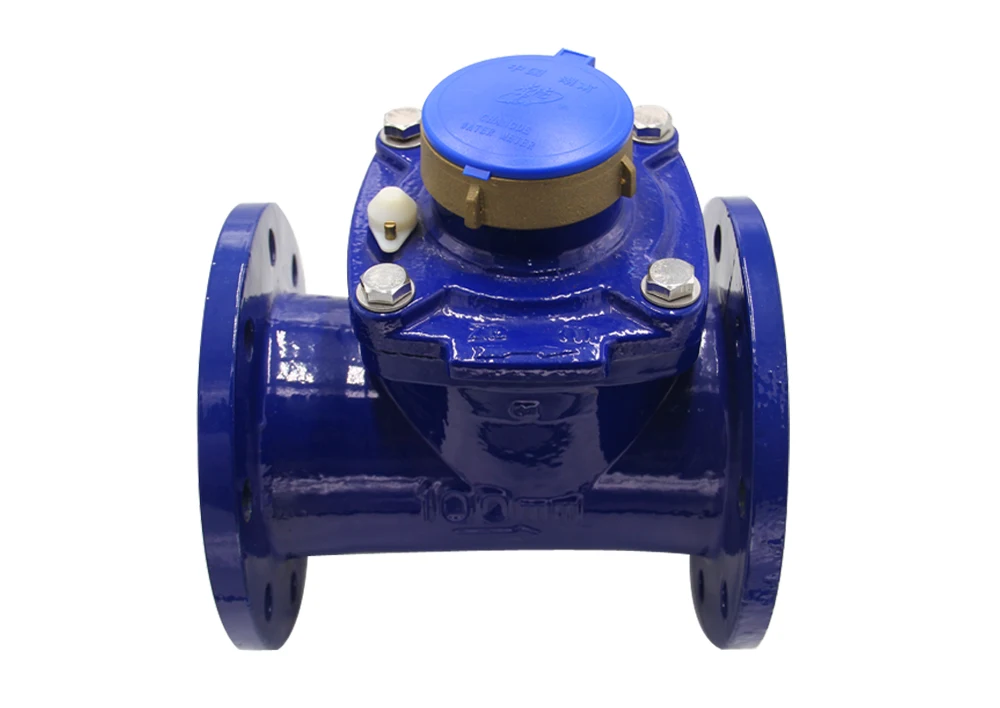 DN50 до DN300 Фланцевое соединение сухого типа Турбинный счетчик воды Woltman