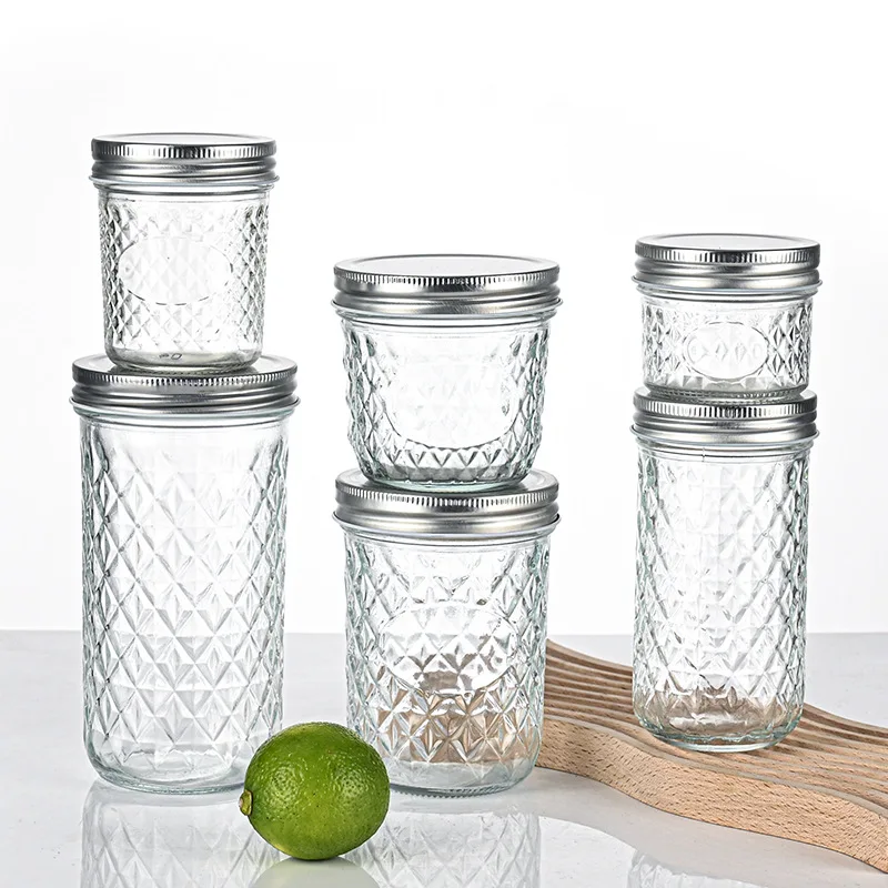 

Glass Mason Jars (3~22) OZ,Canning Jars Jelly Jars With Food grade safe metal Lids,Honey,Wedding Favors Shower,DIY Spice Jars