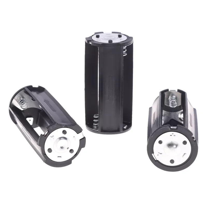 

3x AA to D Size AA battery Adapter Converter Holder Case Box