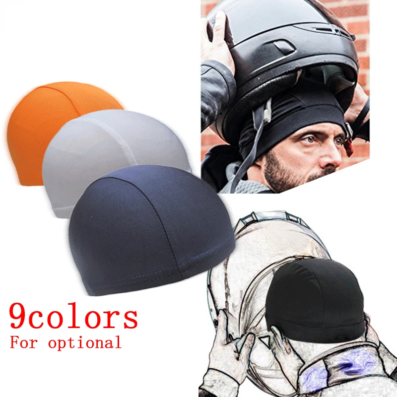 

Motorcycle Quick Dry Breathable Hat Helmet Cap Hat Racing Cap Under Helmet Beanie motorcycle car accessorie Parts