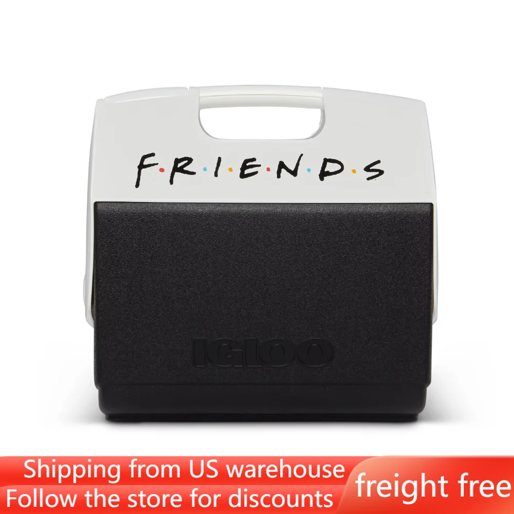 

16 Qt.Elite Hard Sided Cooler - Friends Freight Free Ice Box Portable Coolers Camping Beach Outdoor Camp Cooking Supplies