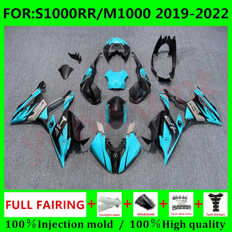 

NEW ABS Motorcycle full fairings kit fit For S1000RR S 1000 RR S1000 RR m1000 2019 2020 2021 2022 Fairing kits set blue black
