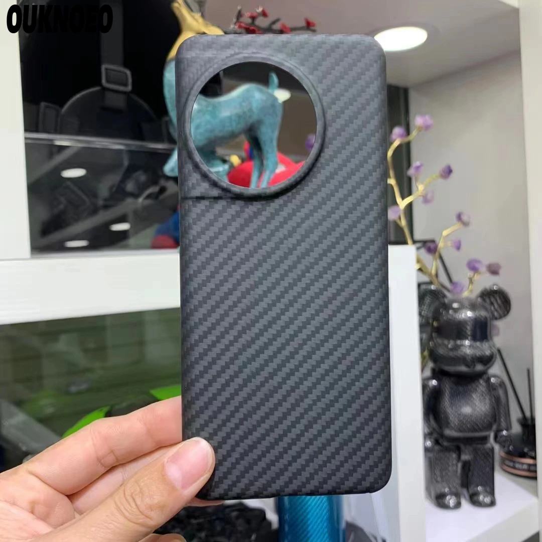 

Real Carbon Fiber Phone Case For OnePlus 11 Coque Ultra-Thin Fiber Shockproof Anti-Drop oneplus11 1+11 Matte Black Protect Cover