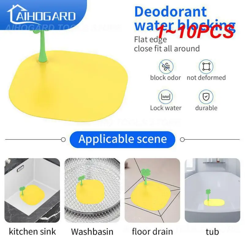 

1~10PCS Waterproof Silicone Bathtub Drain Stoppers Grips Shower & Tub Drain Protector Bathtub Drain Cover Bathroom Kitchen