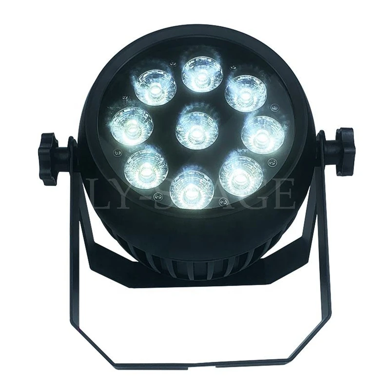 

Ip65 наружная Водонепроницаемая светодиодная сценическая лампа 9x1 8 Вт с питанием от батареи