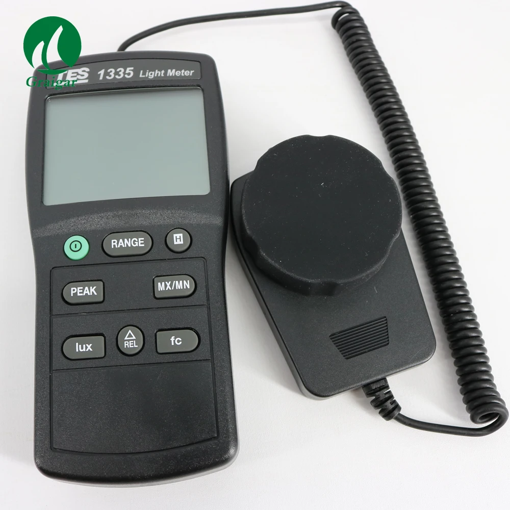 TES-1335 Цифровой измеритель света Тестер освещенности Люксметр