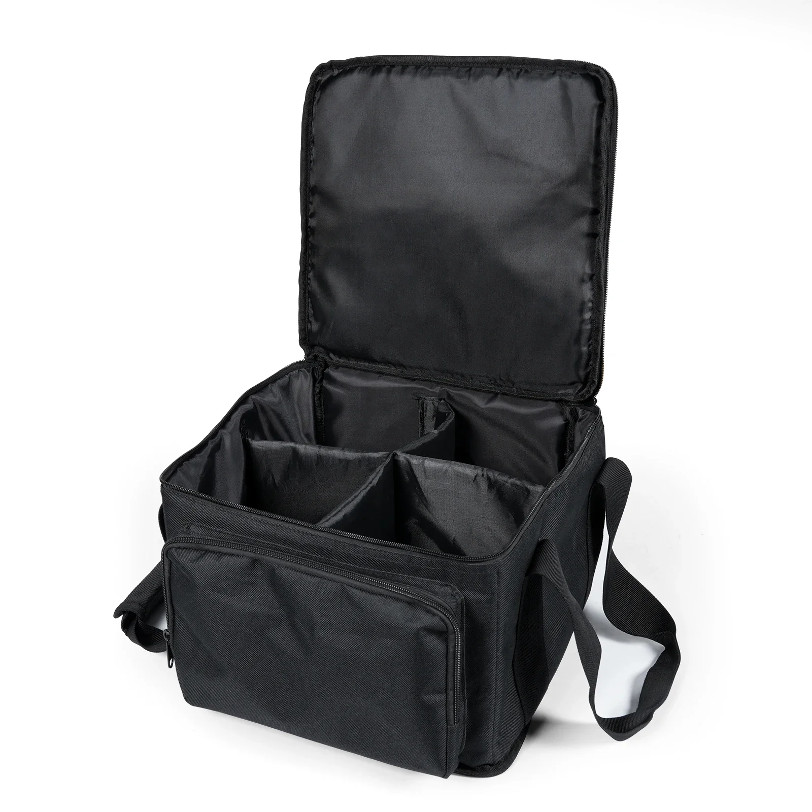 

Par Light Bag Черный 600D водонепроницаемый PVC + 210D Подходит для 4 Par Lights DJ диско сценические световые пакеты с перегородками