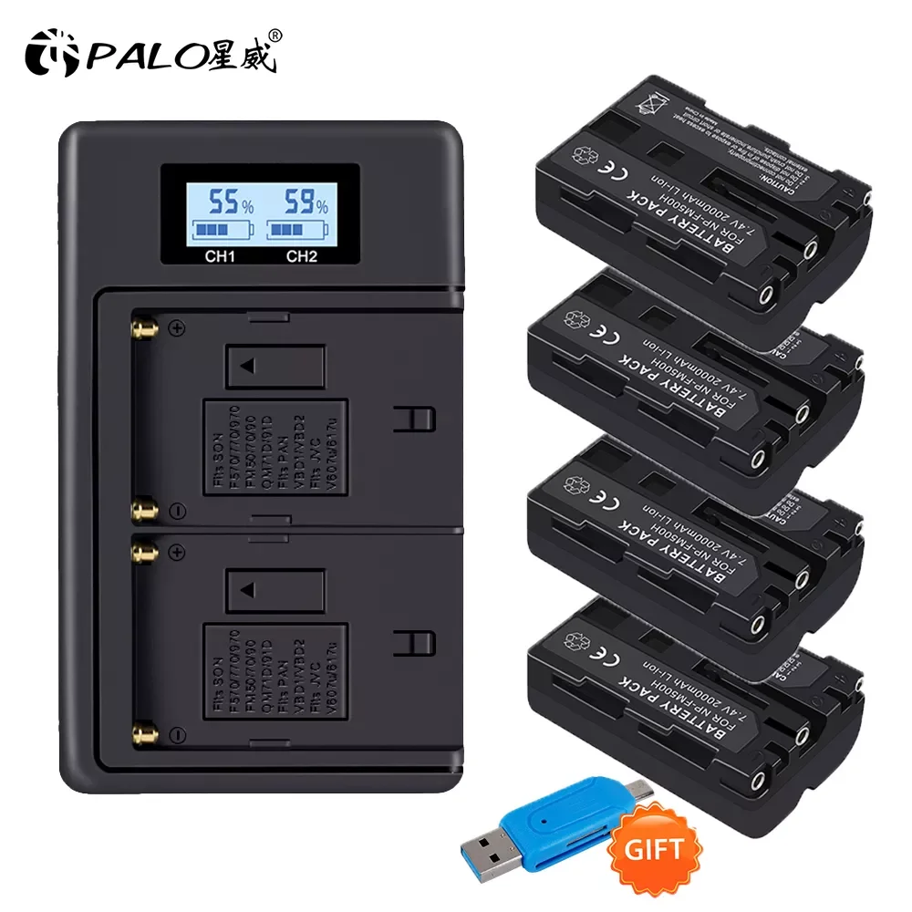 

NEW2023 NP-FM500H NP FM500H NPFM500H Camera Battery For Sony A57 A58 A65 A77 A99 A550 A560 A580 Battery L50 SLT-A68 ILA77 SLT-A7