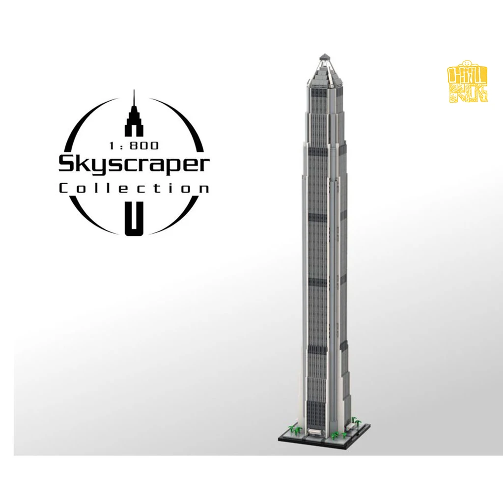 Справочный международный финансовый центр 1:800 модель с PDF-рисунком строительные