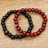 men women natural wood beads bracelets rappers jewelry gifts sandalwood chinese buddhist buddha meditation prayer bead bracelet
