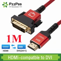 dvi to hdmi compatble converter bi direction hdmi compatble to dvi cable adapter hd 1080p male 241 dvi d male for xbox hdtv dvd