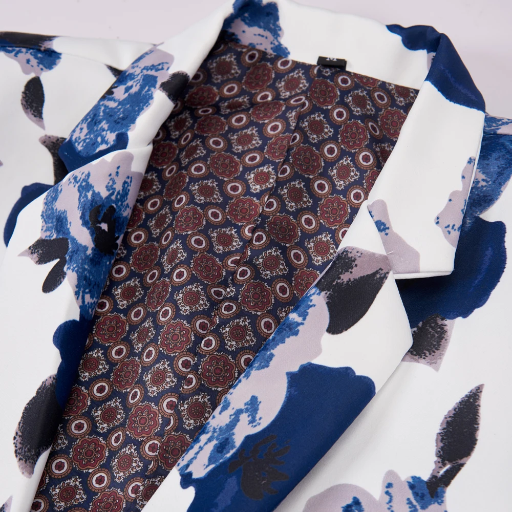 Мужской белый блейзер приталенные костюмы для мужчин деловое официальное пальто