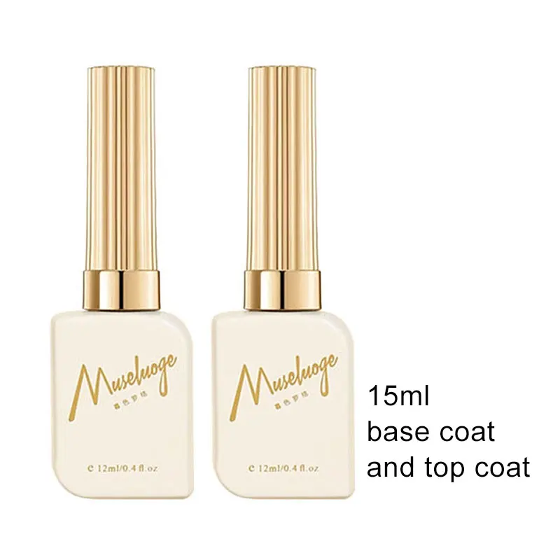 MUSELUOGE 12 мл Набор гель-лаков для ногтей без протирания верхнего покрытия Базовое