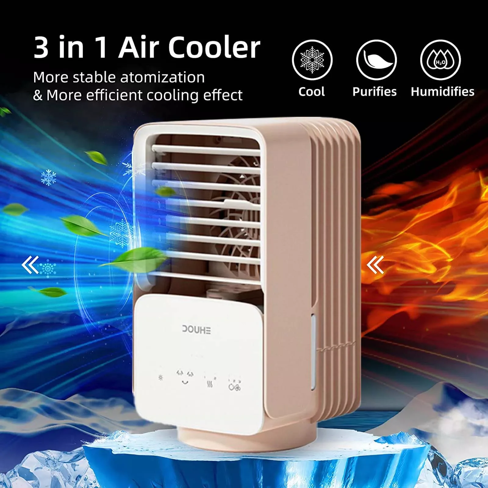

NEW2023 Summer Air Cooler Fans Usb Portable Air Cooler Conditiioner Fan Office Home Table Air Cooling Fan Easy Cool Purifies#g4