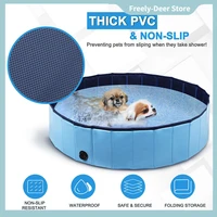 pet swimming pool dog foldable dog pool pet bath swimming tub bathtub outdoor collapsible bathing pool dogs cats kids pool