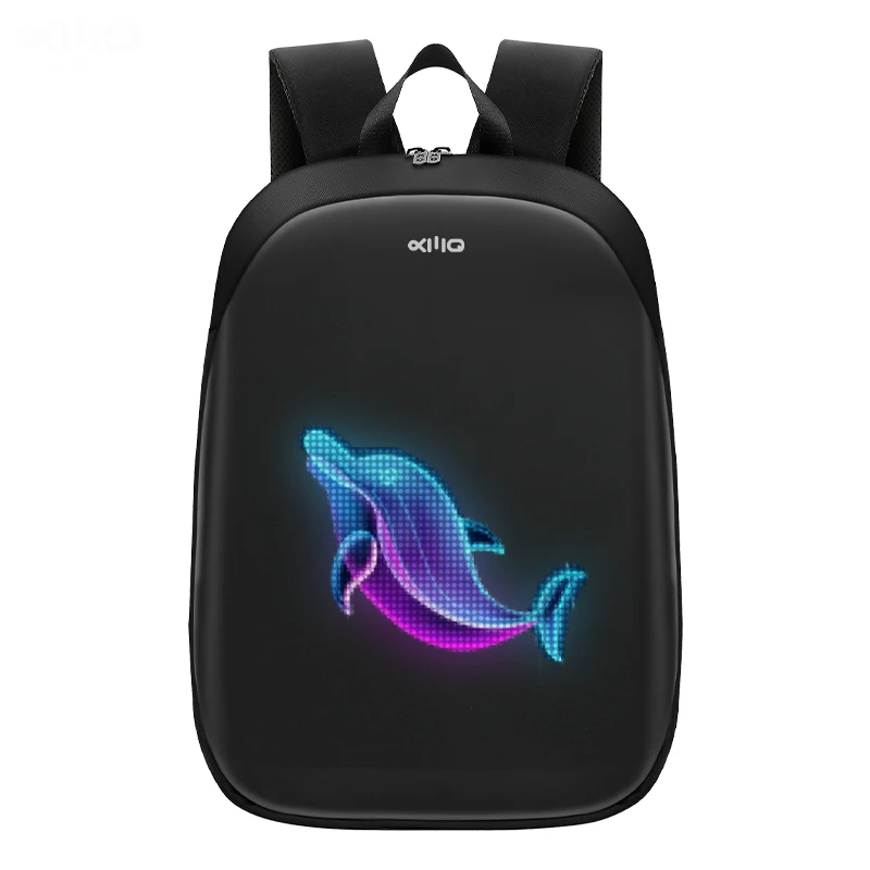 

Four-Generation LED Backpack Driving Riding Pixel Advertising Backpack Display Screen Luminous Schoolbag for Men