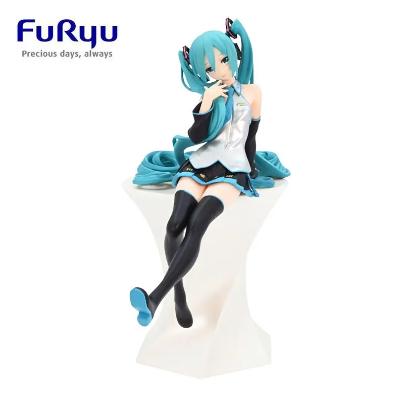 

FuRyu VOCALOID Noodle Stopper Hatsune Miku Action Figure Anime Model Collectible Table Ornaments Children's Toys Gift