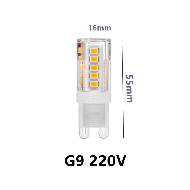 Gatetop светодиодная лампа-кукуруза G9 3Вт