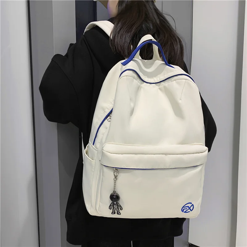 

Trendy Women Backpack Cute Letter Design School Bag for Teenage Girls 2021 Fashion Rucksack Waterproof Lady Travel Mochila