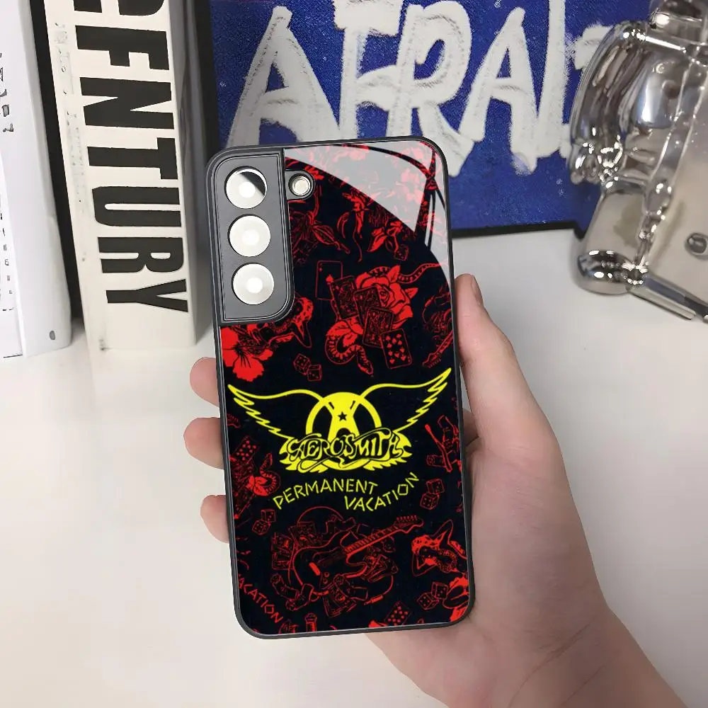 Фото Панк-рок чехол для телефона Aerosmith для Samsung Galaxy S26 S25 S24 S23 S22 S20 FE S21 Edge Ultra Plus FE, магнитный стеклянный чехол №4