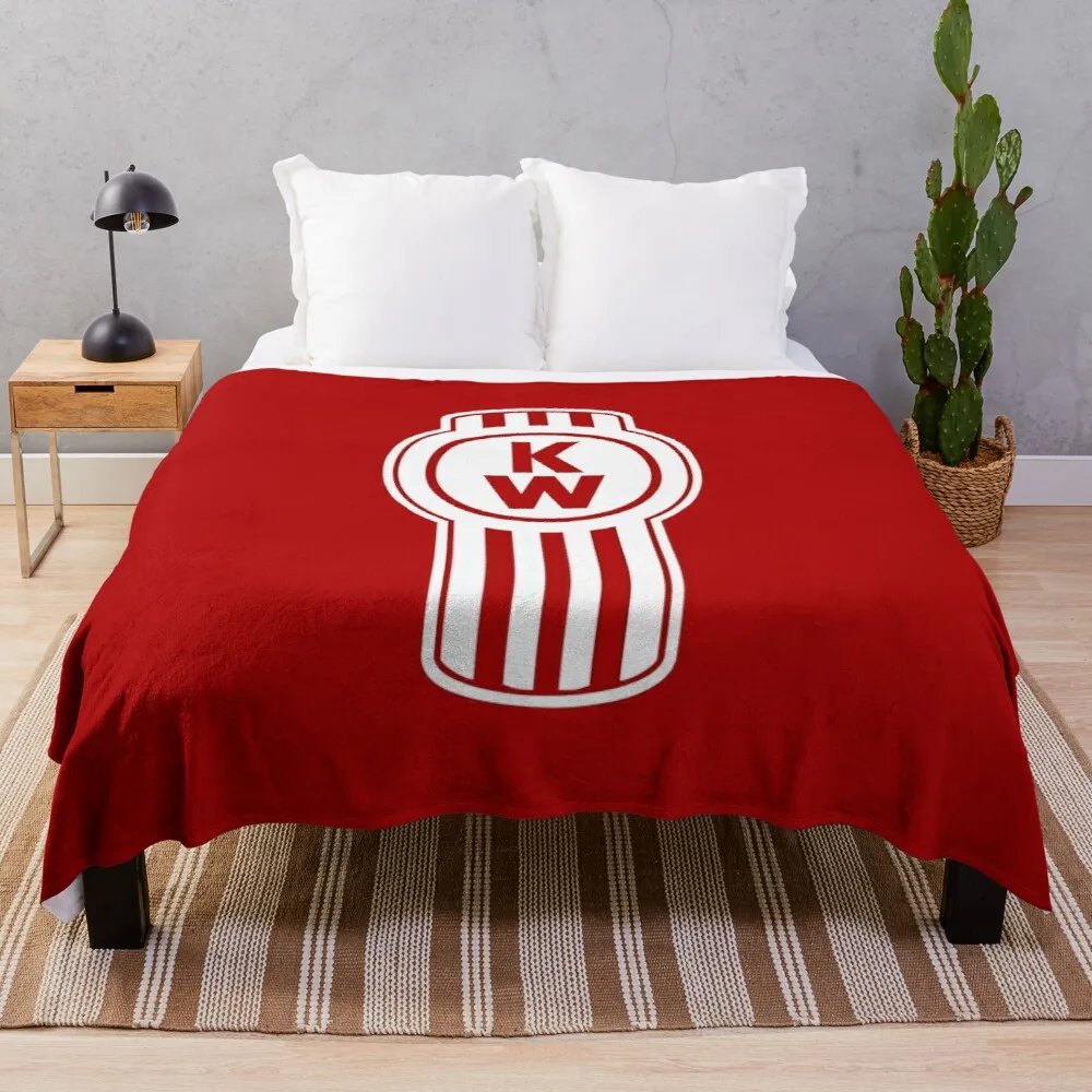 

Kenworth Truck logo Throw Blanket Kid's blanket blanket wool soft plaid