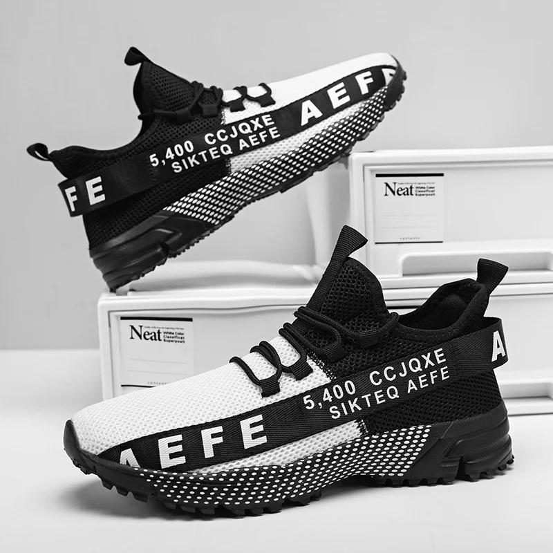 New Fashion Men Running Shoes Sports Casual Trainers Mesh Tennis Sneakers Men Shoes Zapatos De Hombre
