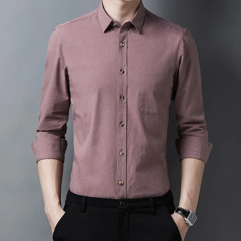

Male 2023 NEW spring and autumn long-sleeved shirt men's clothing business casual shirts 226791