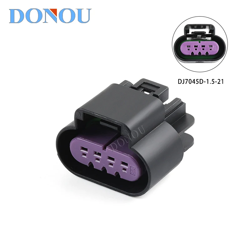 

DJ7045D-1.5-21 Delphi водонепроницаемый соединитель Тип 4 отверстия Входное давление проводной соединитель 15487756