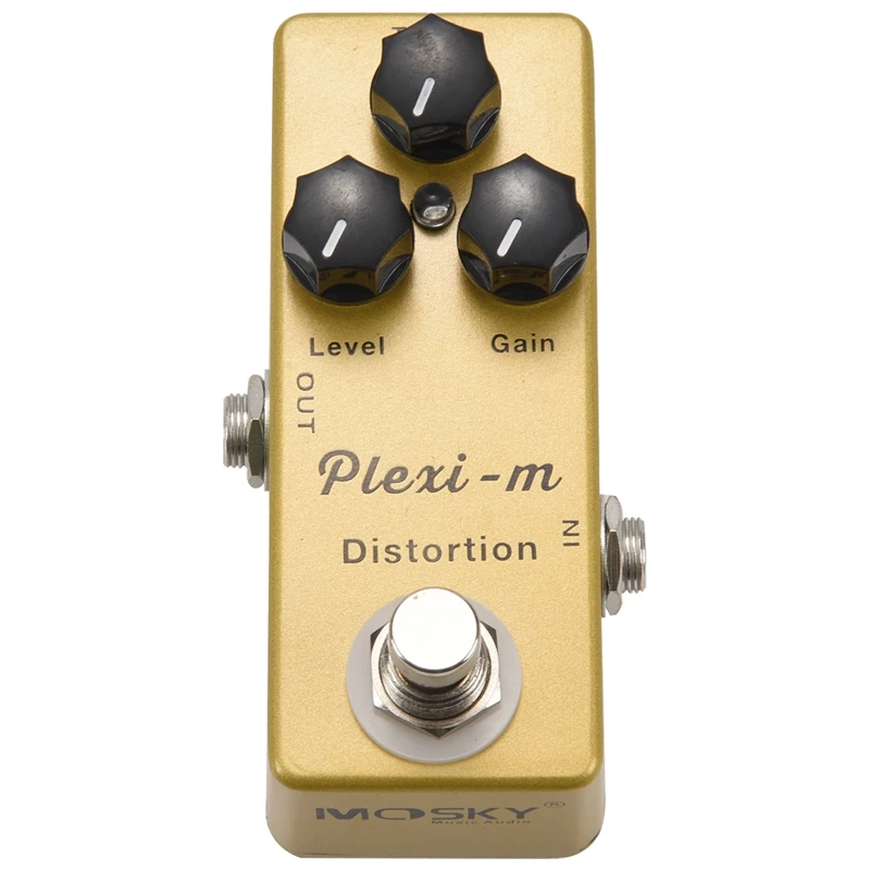 

MOSKY Plexi-M Electric Guitar Distortion Effect Pedal Guitar Parts Full Metal Shell True Bypass