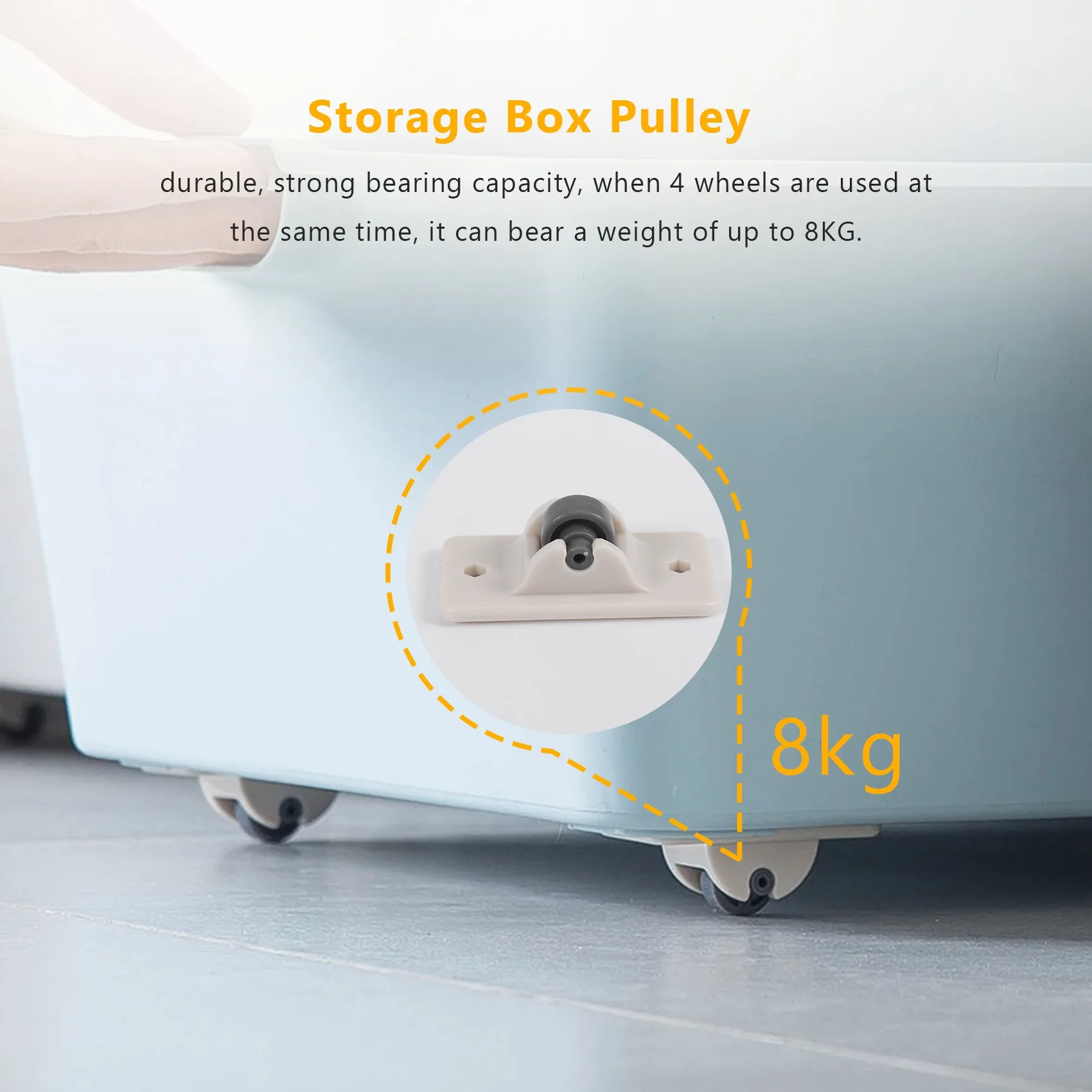 

8Pcs Adhesive Casters Pulley Rollers for Drawer Storage Box Trash Can Small Furniture Hardware Directional Wheels