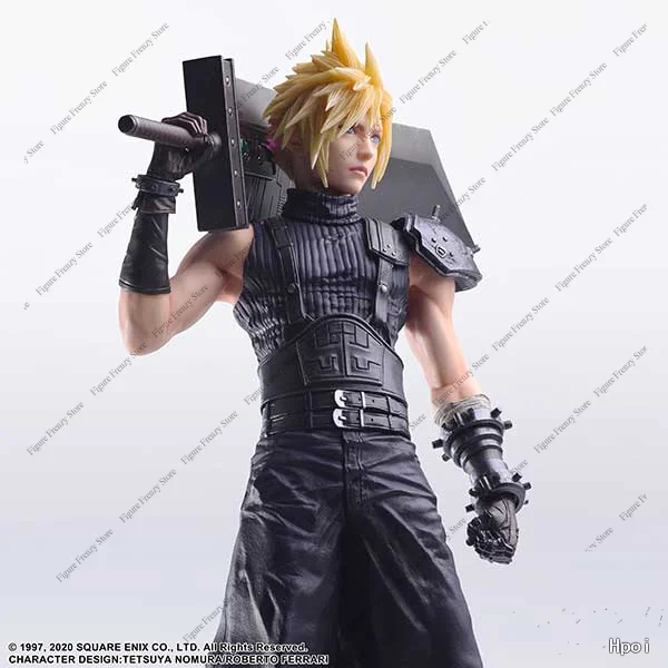 Фото Специальное предложение: В наличии оригинальная фигурка Square Enix ARTS STATIC Remake Cloud Strife, 27 см, коллекционная аниме-фигурка персонажа игры Molin stoc №4