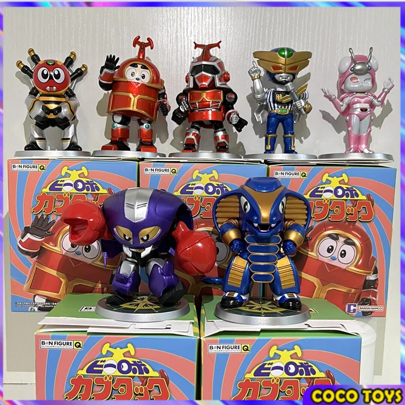 Bandai B-Robo Kabutack Series Q Edition Blind Box BNFIGURE Фигурки Модель Tentoleena Mystery Boxes Игрушки Оригинал