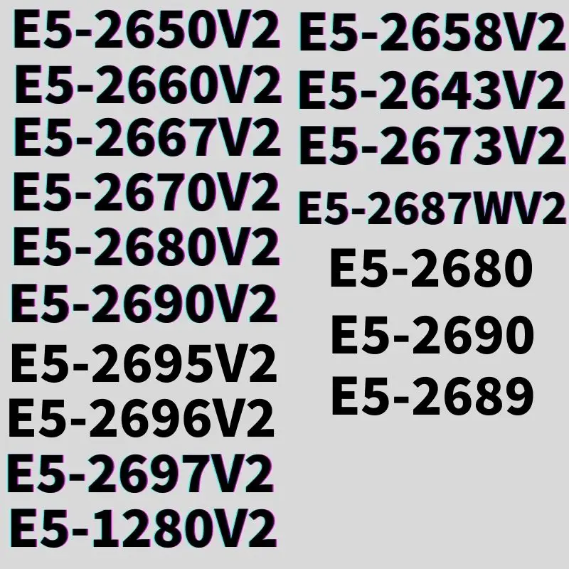 

Процессоры Intel Xeon E5