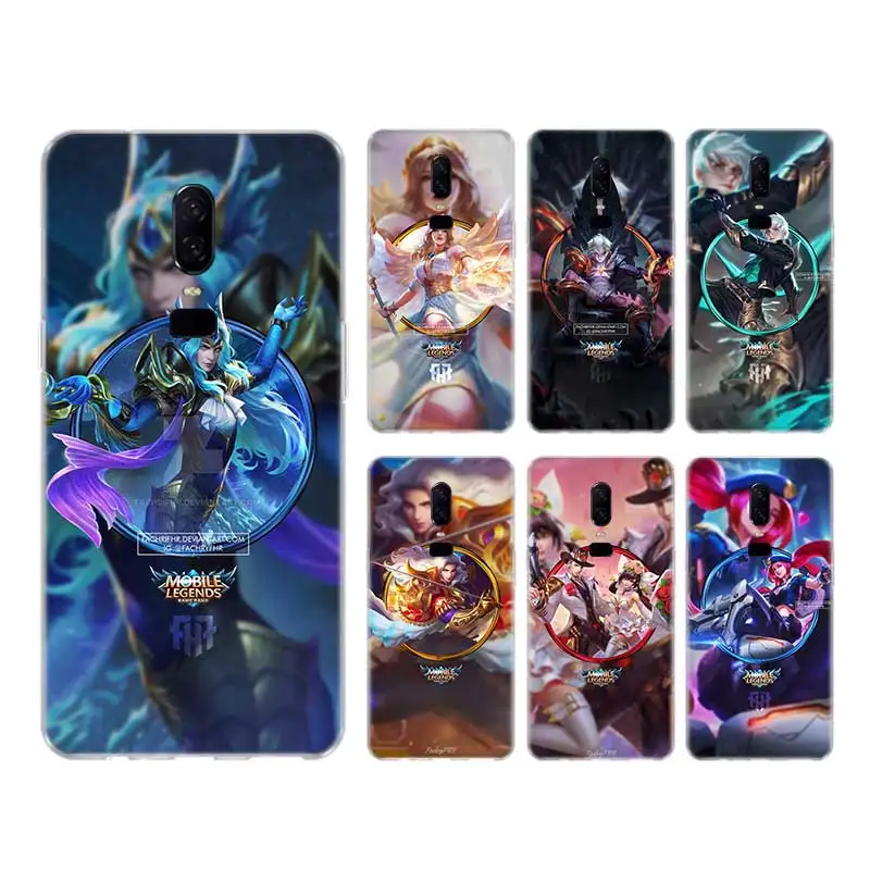 

Case For Redmi Note 7 8 8T 9S Cover For Redmi Note 9 10 Pro Max 10S 6 5 9T Transparent Printing Coque Mobile Legends Hot Game