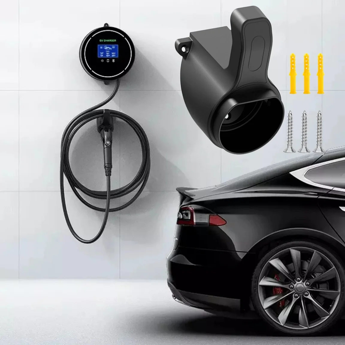 

Держатель зарядного устройства для электромобиля, тип 2 IEC62196